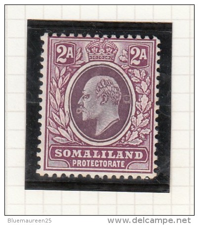 KING EDWARD VII - Issued 1904 - Somalilandia (Protectorado ...-1959)