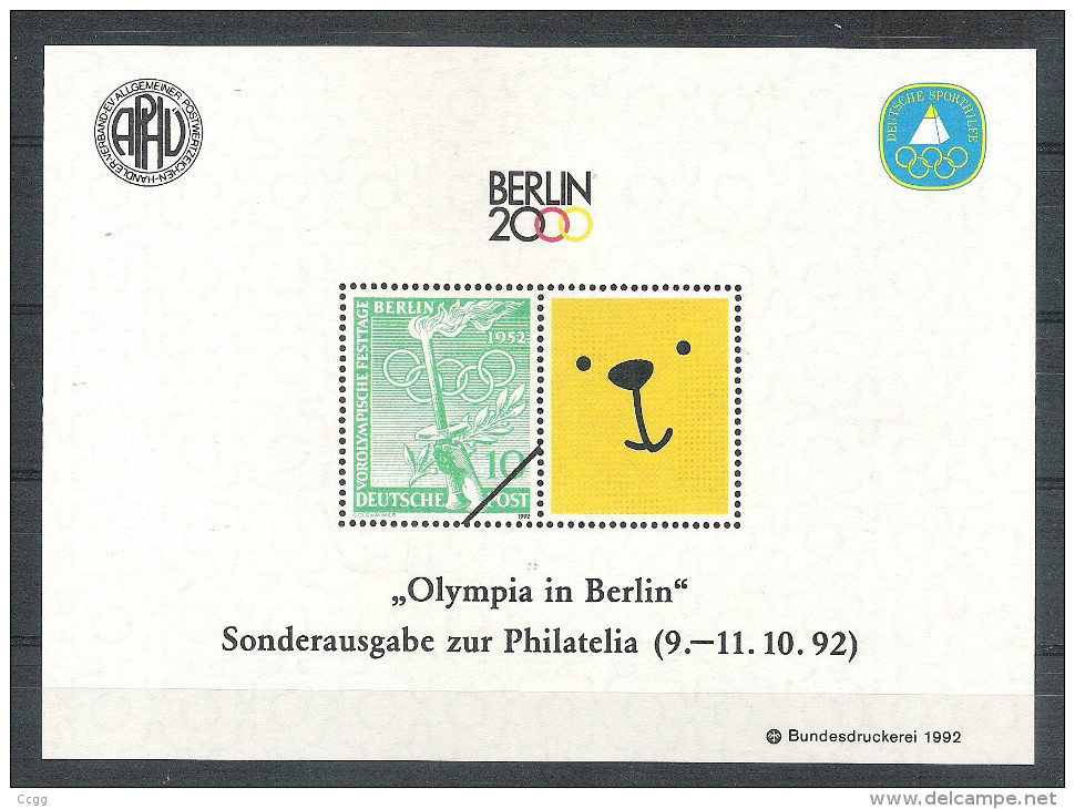 Olympische Spelen 2000 , Duitsland - Berlijn , Vignette Postfris - Ete 2000: Sydney