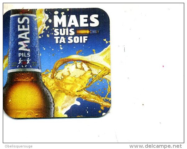 SOUS BOCK Maes  MAES SUIS TA SOIF MALT HOUBLON BIERE - Portavasos