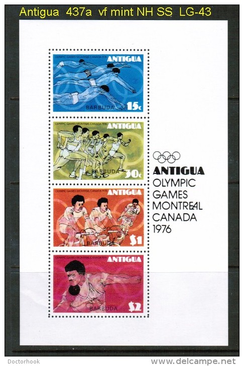 ANTIGUA   Scott  # 437a**  VF MINT NH  SOUVENIR SHEET - 1960-1981 Autonomie Interne