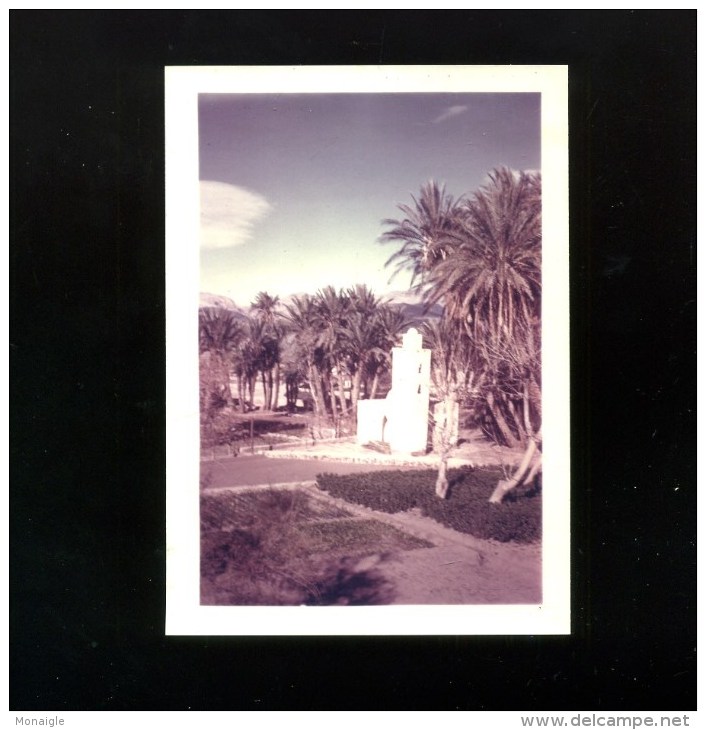 Photographie - Photo Légion étrangère - AFN - Algérie  Djenien Bou Rezg 1958 Vue Sur Mosquée - War, Military