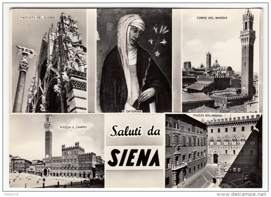 SALUTI DA SIENA - 1960 - Siena