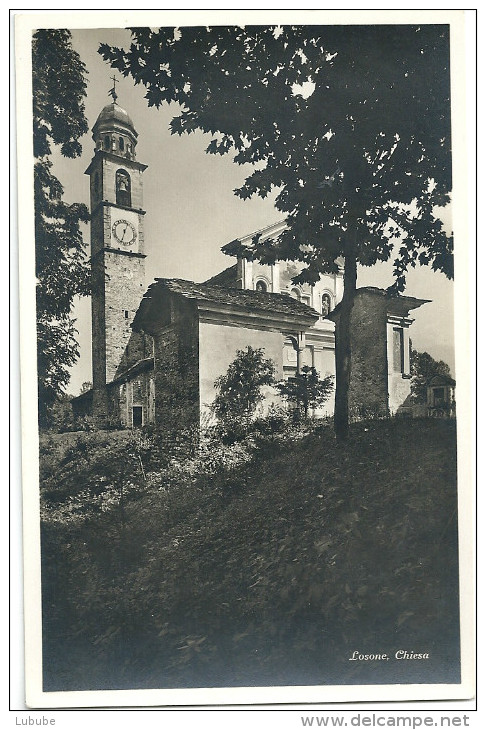 Losone - Chiesa          Ca. 1930 - Losone