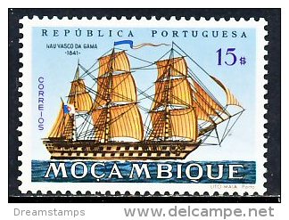 !										■■■■■ds■■ Mozambique 1963 AF#476** Discoveries Ships 15$00 (x4867) - Mozambique