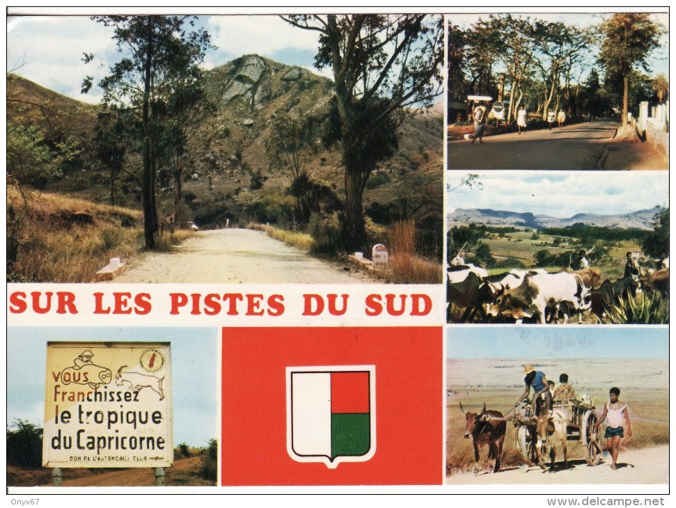 Répoblika Malagasy Sur Les Pistes Sud Tropique Du Capricorne-Timbre Admission  L'O.N.U 20-09-1960-Stamp-Stempel-Tampon - Madagascar (1960-...)
