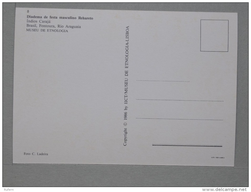 LISBOA - DIADEMA - MUSEU DE ETNOLOGIA - 2 Scans (Nº05265) - Lisboa