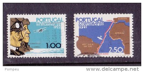 1972 - Afinsa 1171/1172 - Travessia Aerea Lisboa Rio De Janeiro - Usado