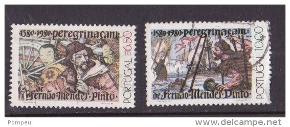 1980 - Afinsa 1472/1473 - Fernão Mendes Pinto - Oblitérés