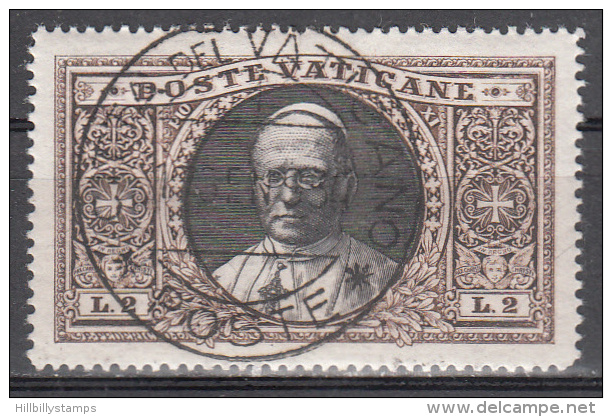 Vatican     Scott No.30    Used     Year  1933 - Usati