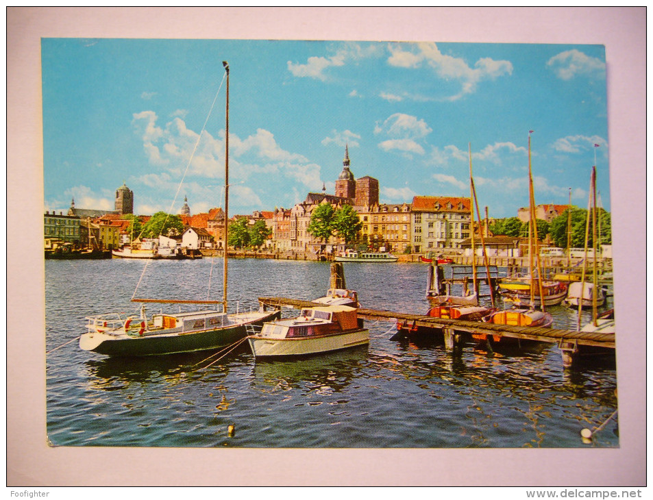 Germany: Stralsund - Blick Auf Den Hafen - 1970s Unused - Stralsund