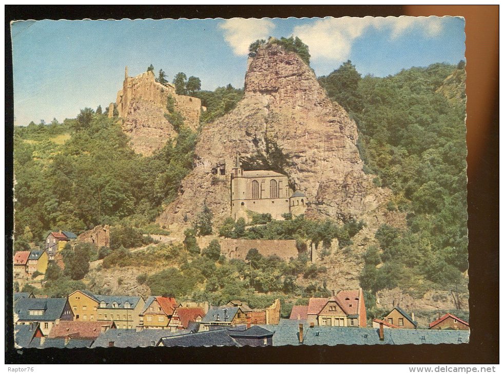 CPM Allemagne IDAR OBERSTEIN Blick Auf Felsenkirche Und Schlossruine - Idar Oberstein