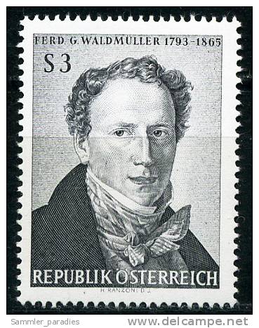 Österreich - Michel 1193 - ** Postfrisch - Ferdinand Georg Waldmüller - Unused Stamps