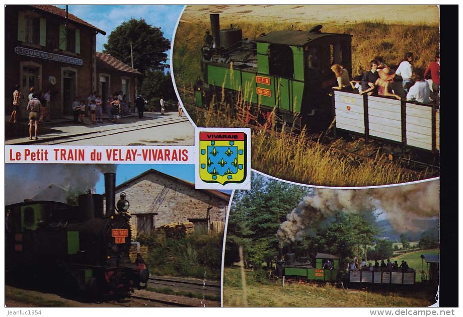 VELAY VIVARAIS  1084 - Stations With Trains