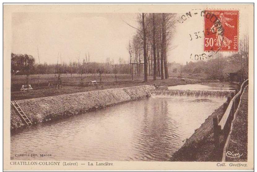 CPA 45 CHATILLON COLIGNY La Lancière 1930 - Chatillon Coligny