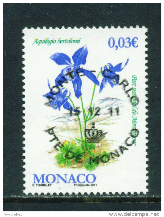 MONACO - 2011  Flowers  3c  Used As Scan - Gebruikt