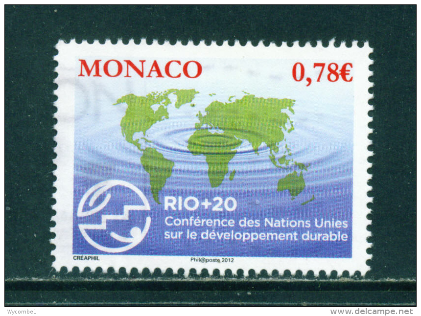 MONACO - 2012  Environment  78c  Used As Scan - Oblitérés