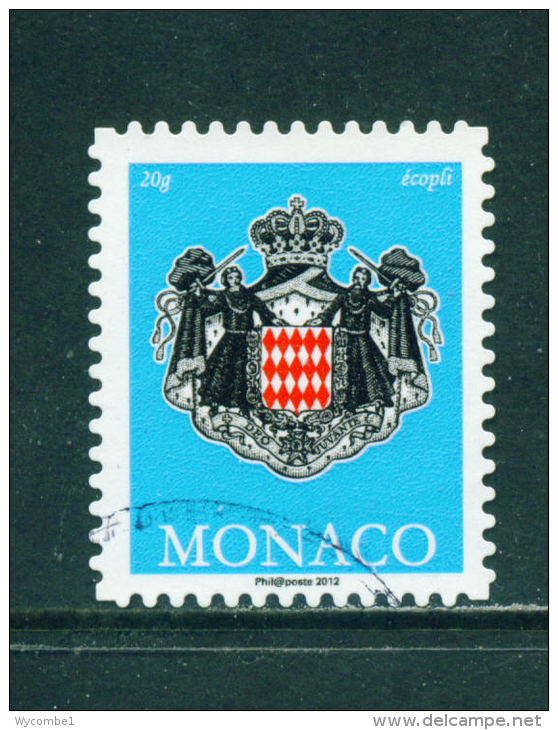 MONACO - 2012  Arms  No Value Indicated  Self Adhesive  Used As Scan - Usati