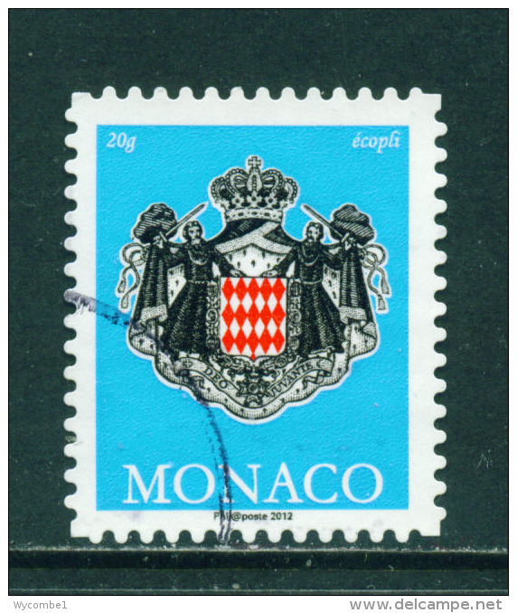 MONACO - 2012  Arms  No Value Indicated  Self Adhesive  Used As Scan - Usati