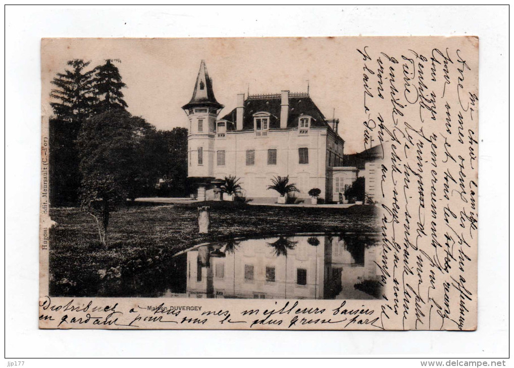 Meursault Vue Vers 1900 Sur Les Herbeux Domaine Maison Duvergey Edit Hugonnet Ecrite En 1905 - Meursault