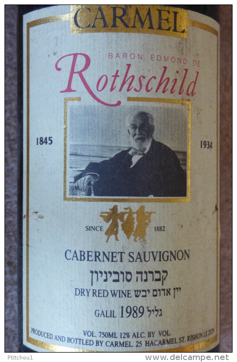 Carmel Rotschild Cabernet Sauvignon  Galil 1989 - Vin