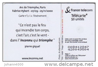 Telefonkarte Frankreich Chip 2000  Geb. - 2000