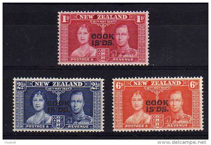 Cook Islands - 1937 - Coronation - MH - Islas Cook