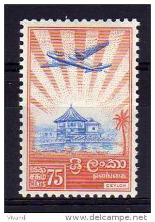 Ceylon - 1959 - 75 Cents Definitive - MH - Sri Lanka (Ceylon) (1948-...)