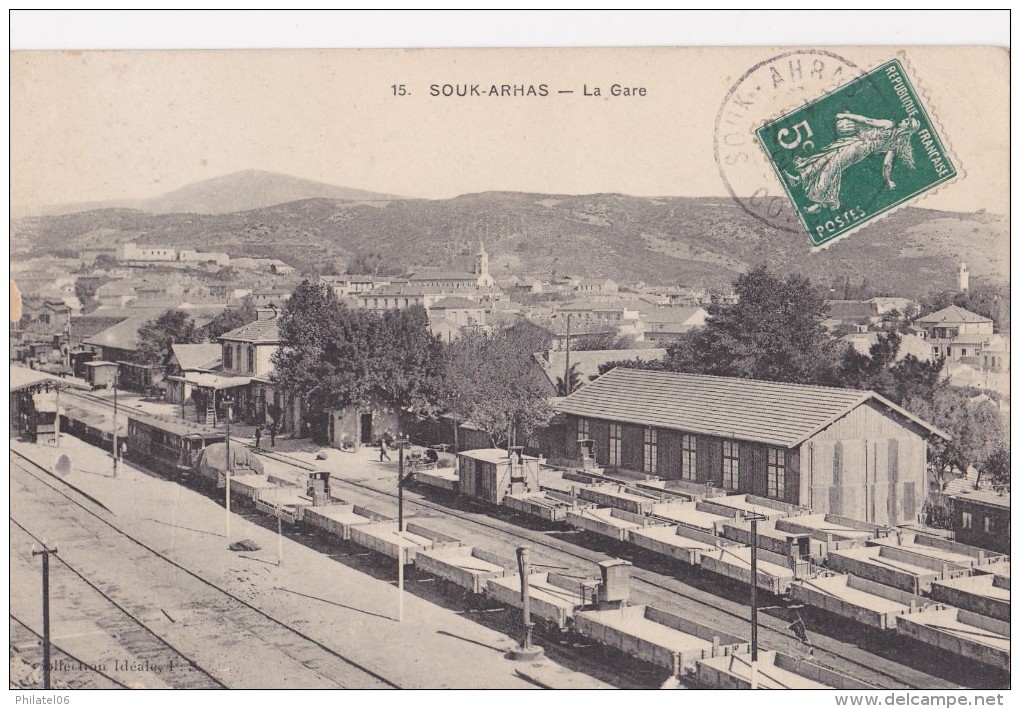 ALGERIE FRANCAISE SOUKH-ARHAS  LA GARE - Souk Ahras