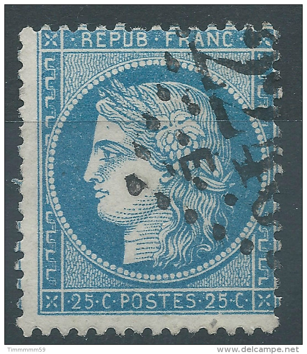 Lot N°24966   Variété/n°60, Oblit GC 2240 E MARSEILLE-COURS-DU-CHAPITRE (12), O De POSTES, PIQUAGE - 1871-1875 Cérès