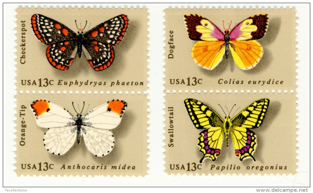 USA - Papillon - Butterflies 13c Stamps - Unused Stamps