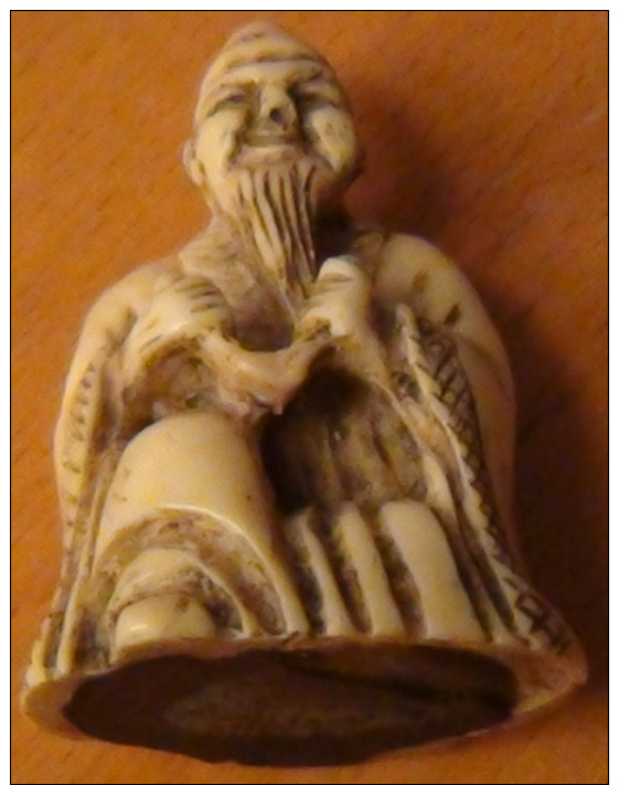 Véritable Netsuke début 19ème siècle vieil homme