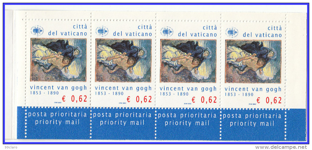 Vaticano Libretto  Van Gogh 2003 Grandi Maestri Della Pittura Sass. L10 MNH New - Unused Stamps