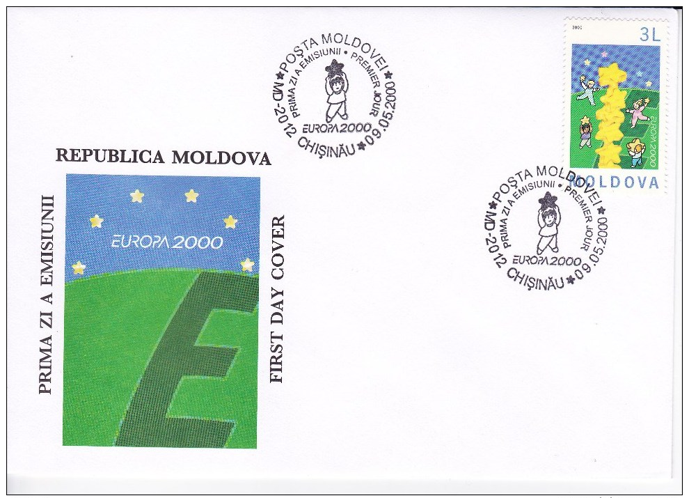 Moldova  ; Moldavie ; Moldau  ; 2000  ; Europa  ; CEPT ; FDC - Moldawien (Moldau)