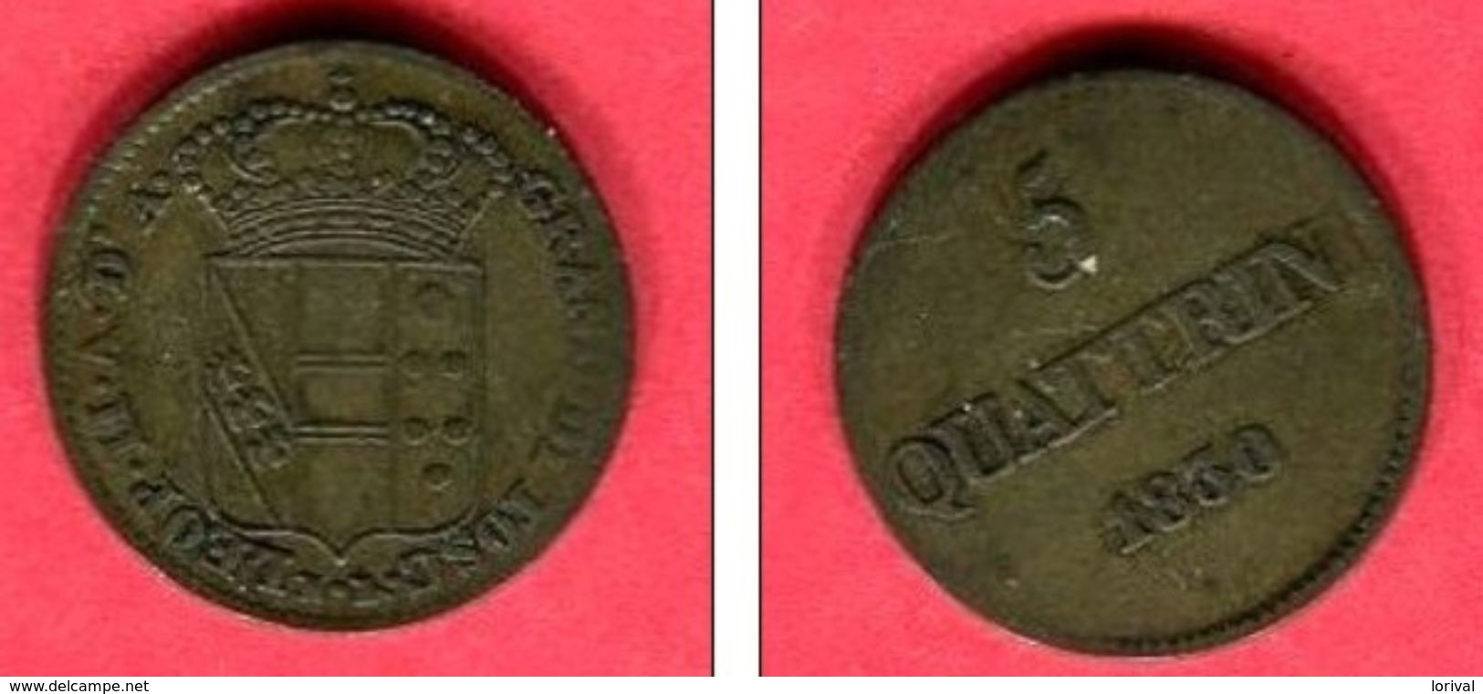 5 QUATTRINI 1830 TTB 25 - Toscana