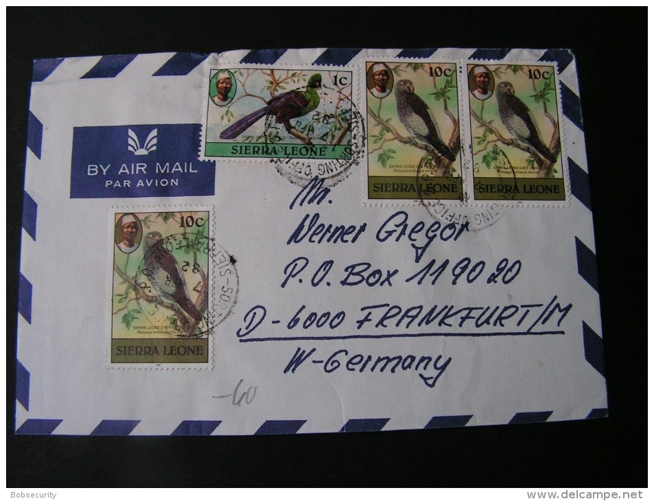 == Afrika Sierra Leone , Birds Cv.  1982 - Sierra Leone (1961-...)