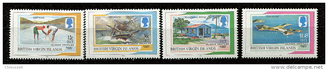 Iles Vierges ** N° 872 à 875 - Vue Des îles - Britse Maagdeneilanden