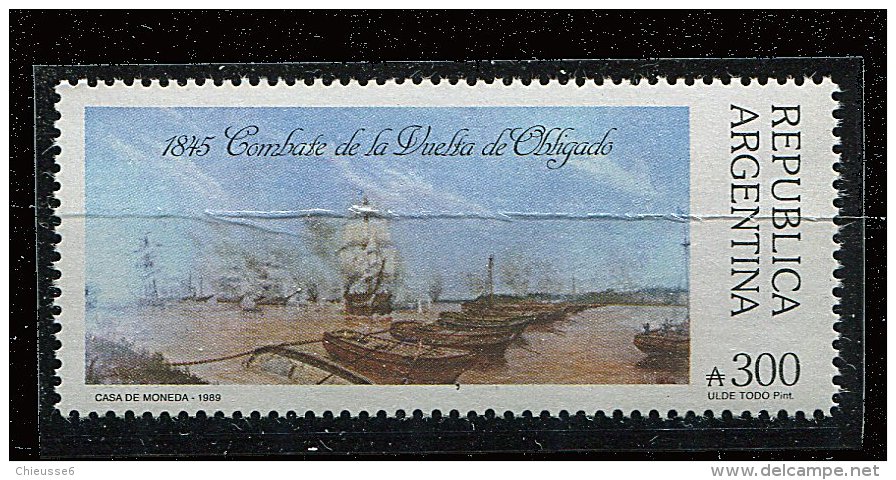 Argentine ** N° 1704 - Souvenir Du Combat Naval De La "Vuelta D'Obligado" - Neufs