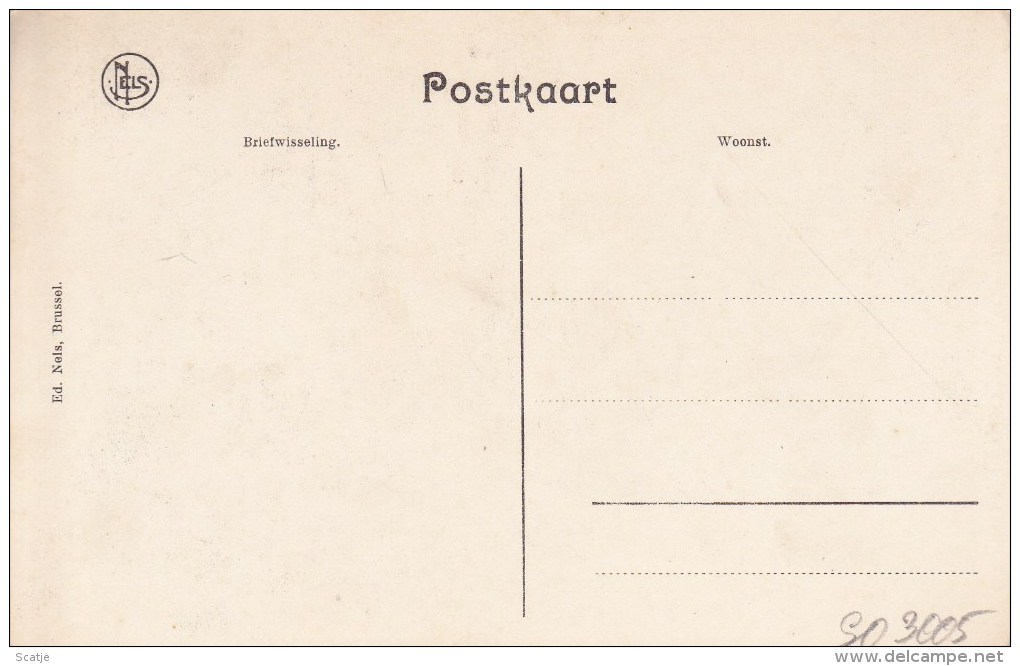 Pitthem. -  Dorpskerk Van P. Verbiest.   1623  -  LITHO - Pittem