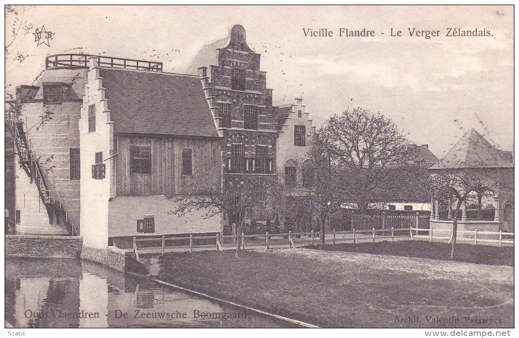 Gand. -  Vieille Flandre  -  Le Verger Zélandais;   Oud Vlaendren  -  De Zeeuwsche Boomgaard,  1913 Exposition - Pittem