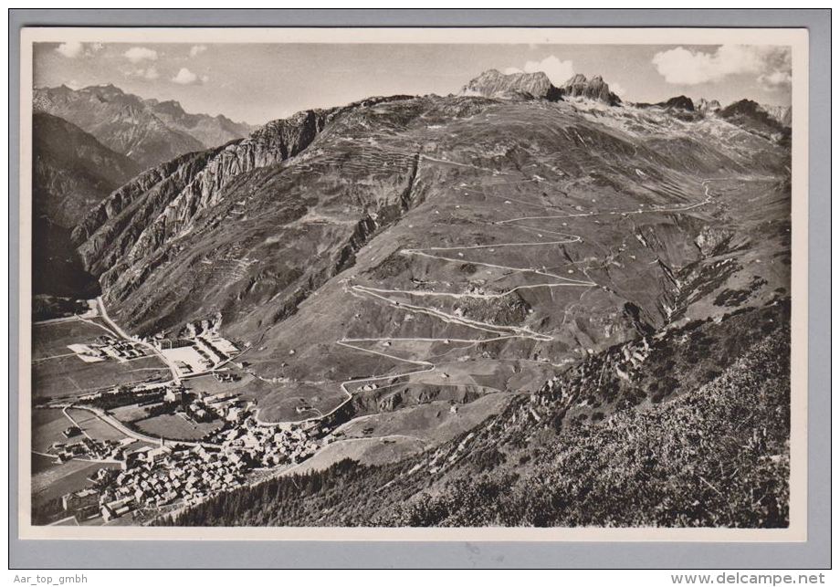 Heimat Uri Andermatt  Postreisende 1948-06-25 Auf AK Nach Zürich - Storia Postale