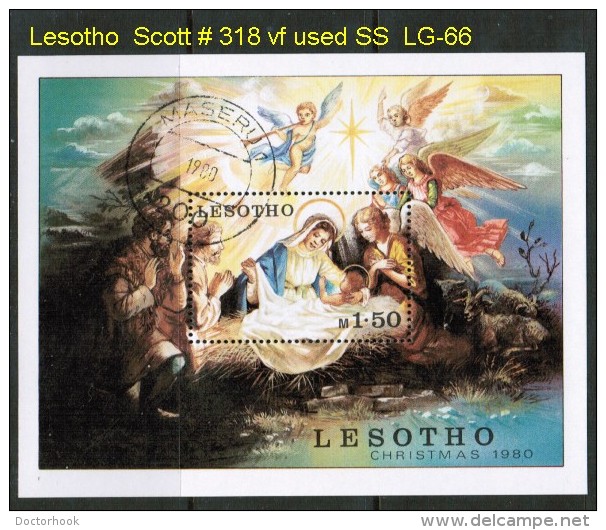 LESOTHO   Scott  # 318  VF USED  SOUVENIR SHEET - Lesotho (1966-...)