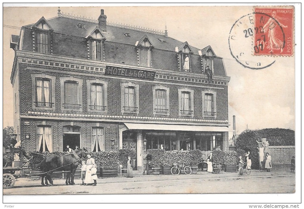 HOTEL DE LA GARE - Carte Non Située - Autres & Non Classés