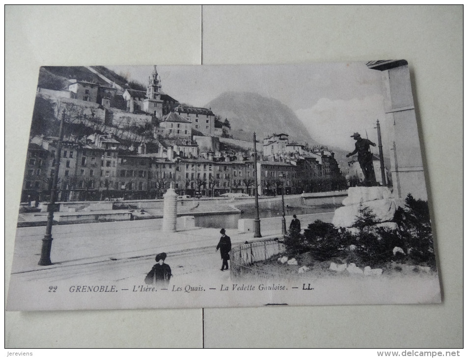 Grenoble L'Isere Les Quais La Vedette Gauloise 1911 - Grenoble