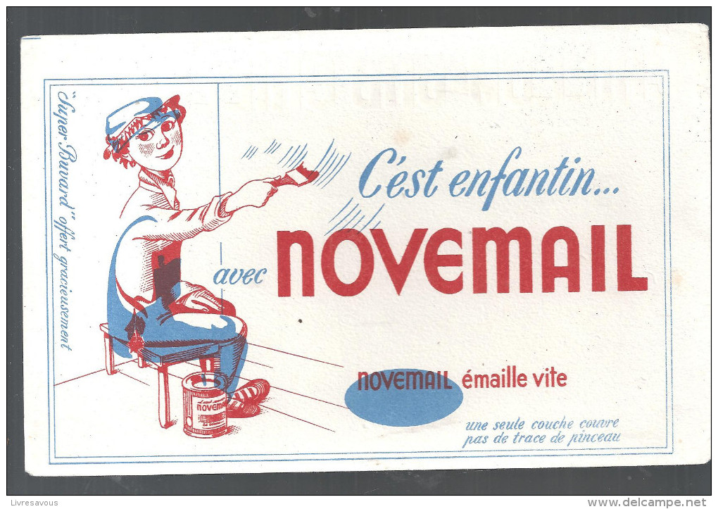 Buvard. NOVEMAIL C'est Enfantin Avec NOVEMAIL - Vernici