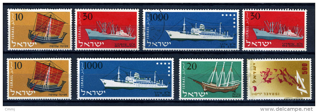 1958 - ISRAELE - ISRAEL - Catg. Mi. 159/163 - Used/MLH/NH  (S02032014...) - Collections, Lots & Séries