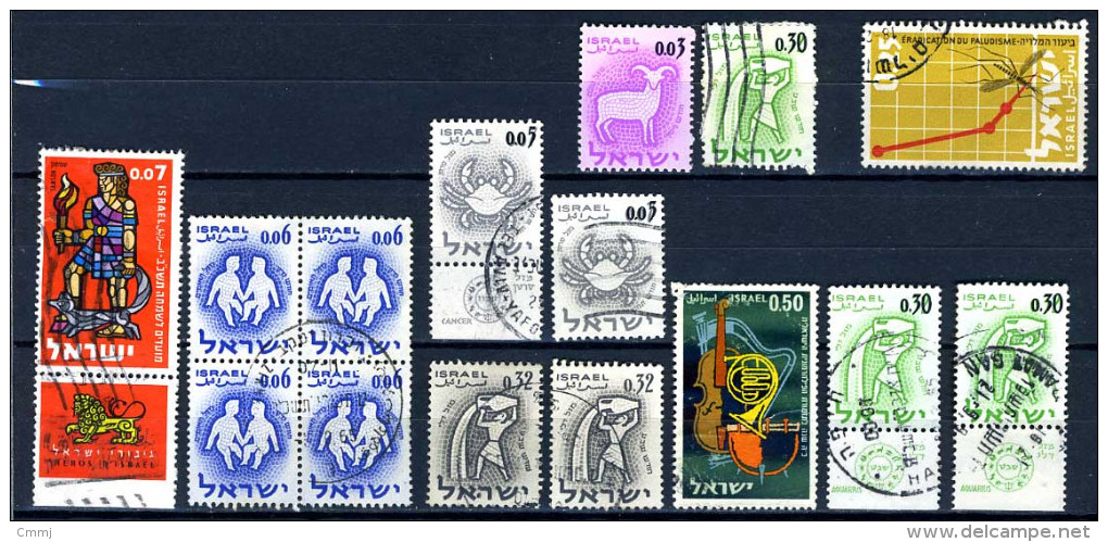 1961/1962 - ISRAELE - ISRAEL - Catg. Mi. 242/253 - Used/MLH/NH  (S02032014...) - Collections, Lots & Séries