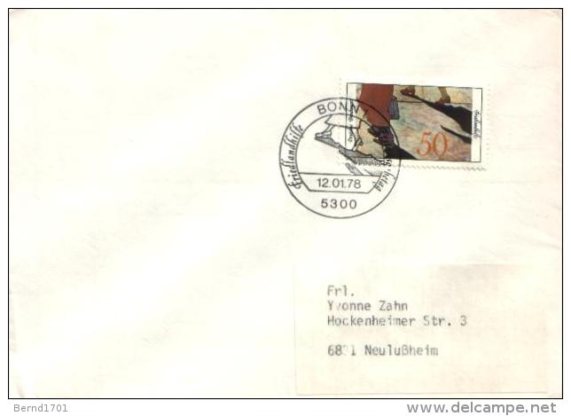 Germany - FDC Mi-Nr. 957 (V817)- - 1971-1980