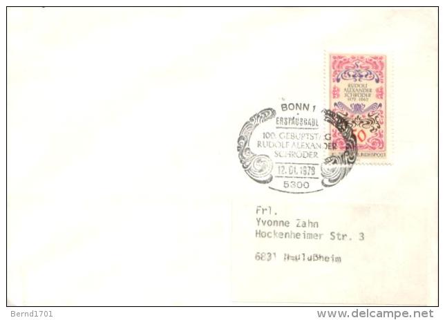 Germany - FDC Mi-Nr. 956 (V818)- - 1971-1980