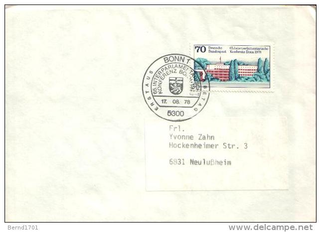 Germany - FDC Mi-Nr. 976 (V821)- - 1971-1980