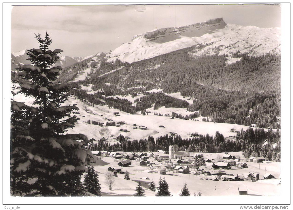 Österreich - Kleinwaisertal - Riezlern Mit Hoch Ifen - 1967 - Ortsansicht - Kleinwalsertal